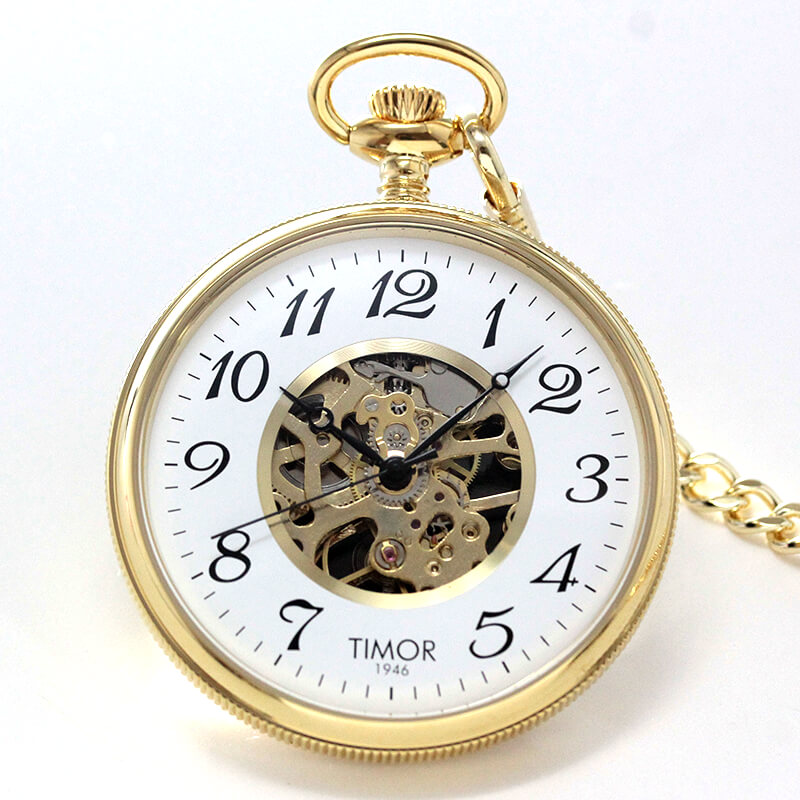 TIMOR/ティモール/オープンフェイス/スケルトン/TP106JA01/ゴールド