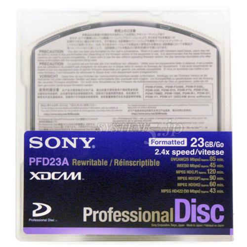 SONY PFD23A XDCAM記録用 Professional Disc(23GB/1層/通常ケース
