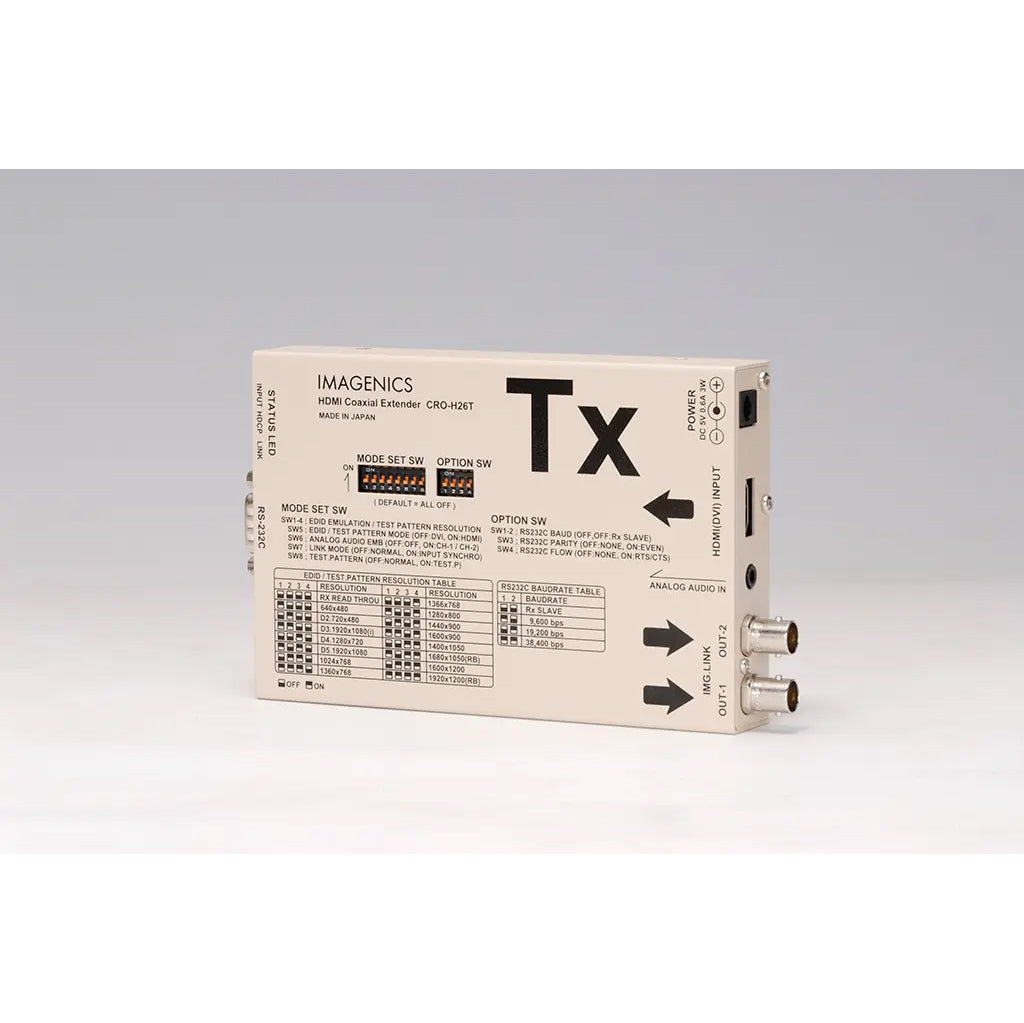 IMAGENICS CRO-H26T HDMI 信号同軸延長器・送信器 - 業務用撮影・映像