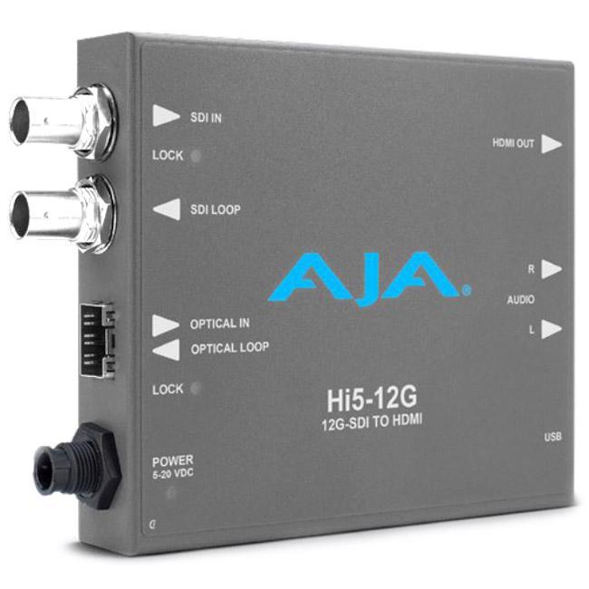 AJA Video Systems Hi5-12G 12G-SDI→HDMI 2.0 コンバーター(SFP無