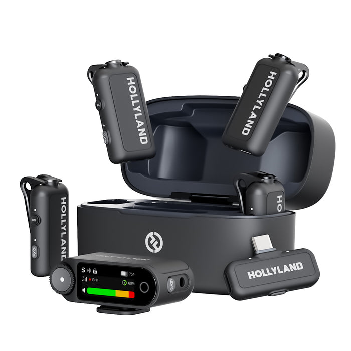 Hollyland Lark MAX 2 Combo 4-Person Version ワイヤレスマイク Lark