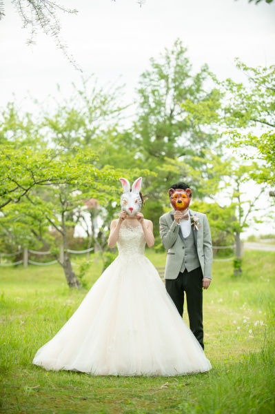 ナチュラルウェディングフォト】新緑の眩しい季節にオススメの公園
