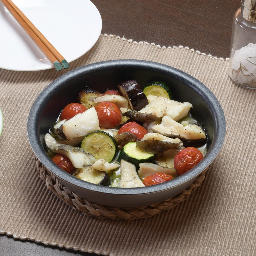 チーノ ふっ素加工IH対応クックウェア4点セット HB-6569