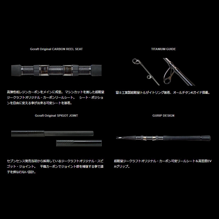 ジークラフト セブンセンス TR モンスターサーフ MSS-1002-TR - 釣具の