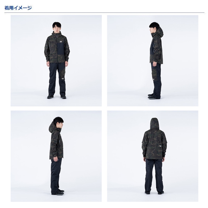ダイワ DR-3021 レインマックス デタッチャブルレインスーツ 2XL