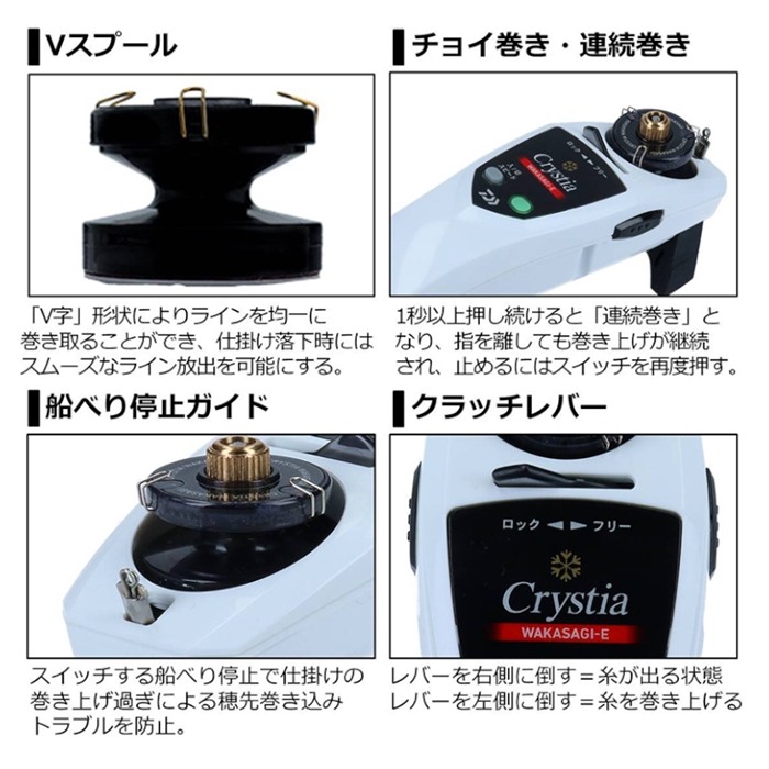 ダイワ クリスティアワカサギ E レッド [2020年追加カラー] - 釣具の