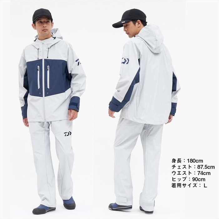 ダイワ DR-9024 PVCオーシャンレインスーツ M ブラック - 釣具の