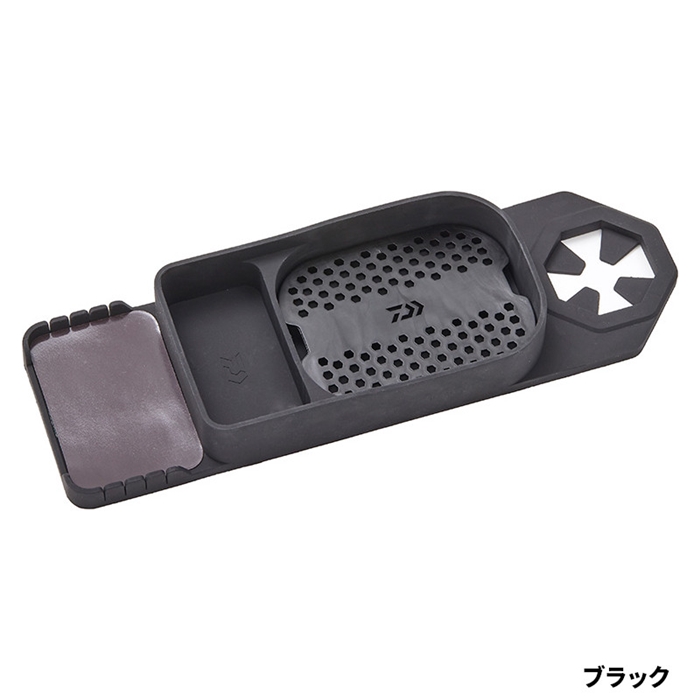 ダイワ チョイ置き船べりトレイ (C) ブラック - 釣具のポイント 【公式