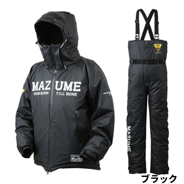 マズメ マズメ ラフウォーターオールウェザースーツ M ブラック MZFW