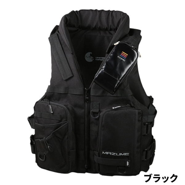 マズメ mazume コアライフジャケット フリー ブラック MZLJ-771 - 釣具