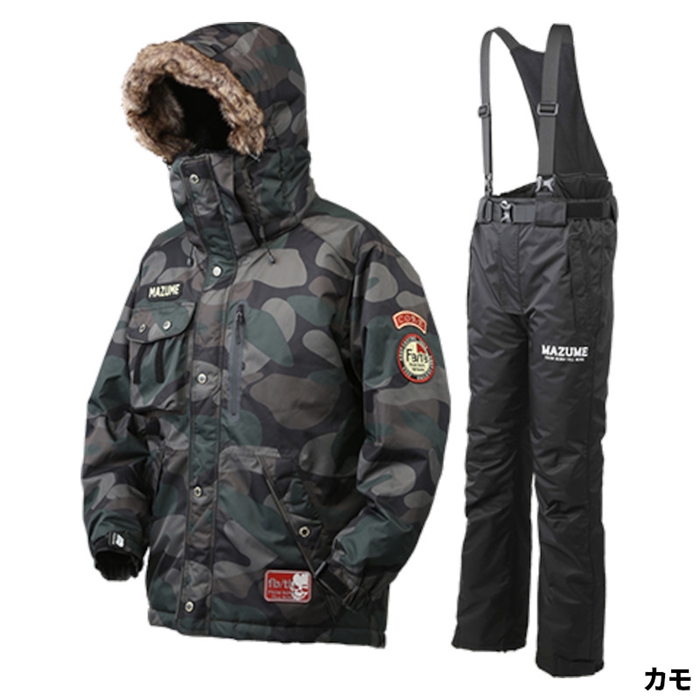マズメ マズメ コアオールウェザースーツ POP M カモ MZFW-736 - 釣具