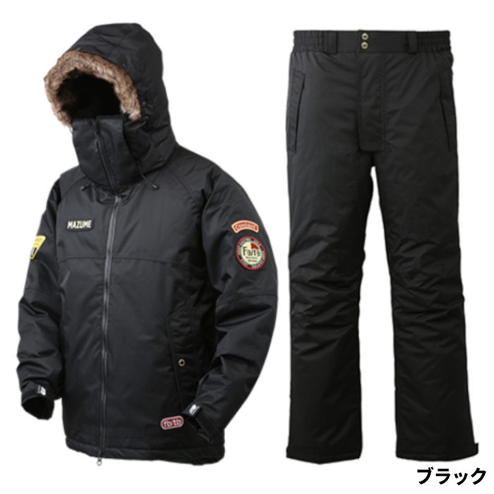 マズメ マズメ コンタクトオールウェザースーツ M ブラック MZFW-738