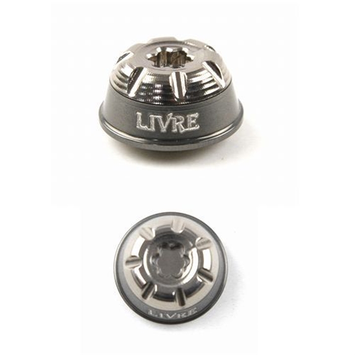 リブレ リールキャップ シマノ＆ダイワ共通 C1タイプ ガンメタ