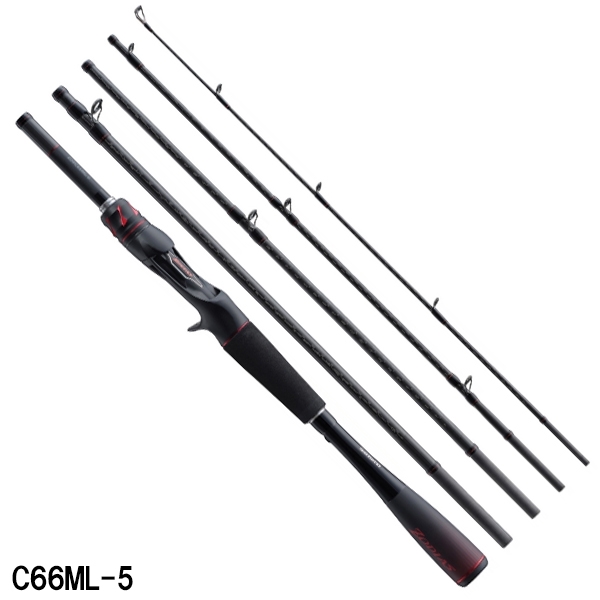 シマノ ゾディアス (パックロッド) C66ML-5 モバイルロッド [2021年