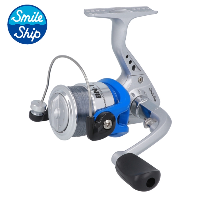 スマイルシップ BN-1 小型糸付きリール ブルー - 釣具のポイント