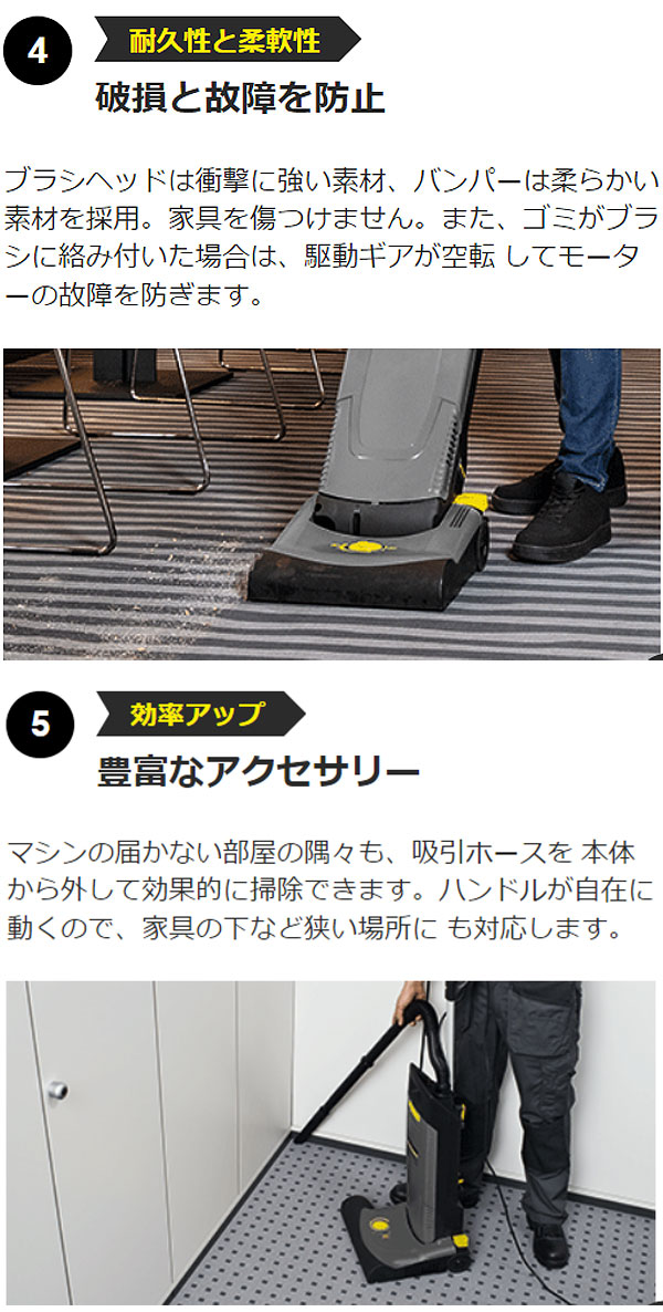 ケルヒャー CV 30/1 PLUS - アップライト式バキュームクリーナー【代引