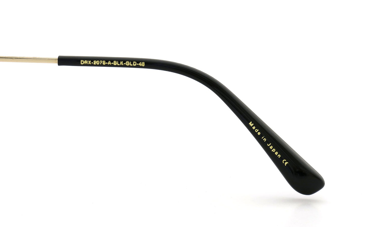 DITA ディータ メガネ UNITED通販 DRX-2078-A-BLK-GLD-48 (取扱店