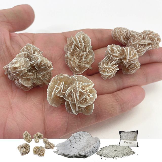 合格祈願スペシャルセット「天然石デザートローズ+天使の羽皿セット