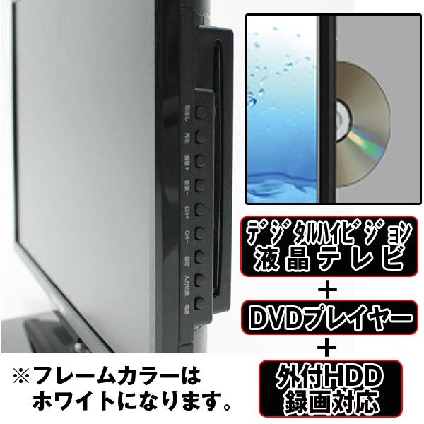 送料無料!neXXion 19V型DVDプレーヤー内蔵地デジハイビジョン液晶