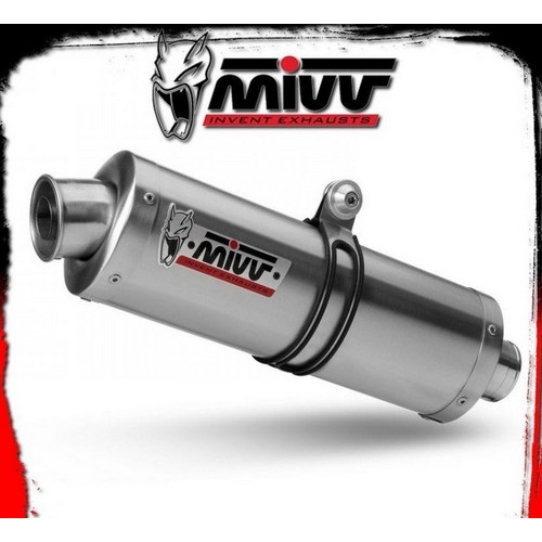SILENCER MIVV KAWASAKI ZX-6 RR 2003-2004 600CC OVAL INOX / INOX