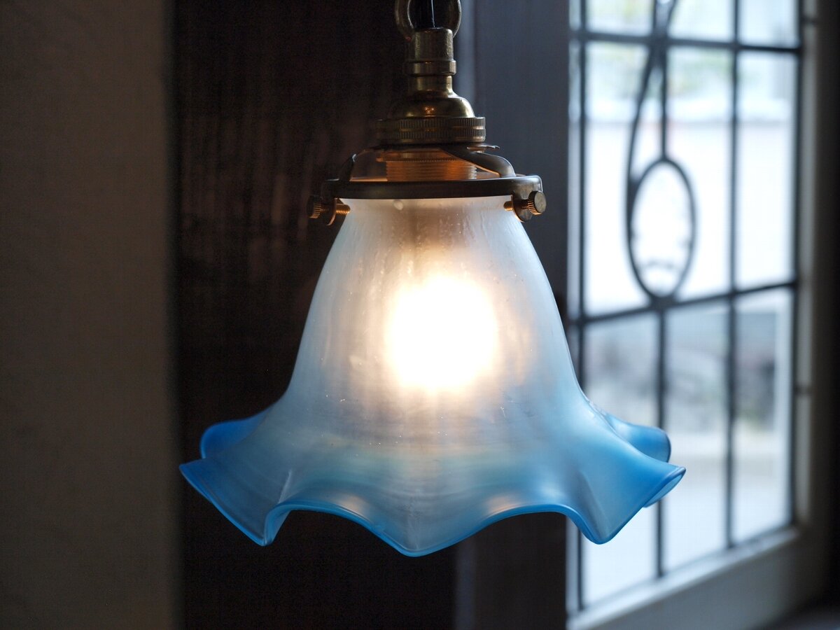 OLD MUJI フロストガラスペンダントライト ポストモダン ミニマル