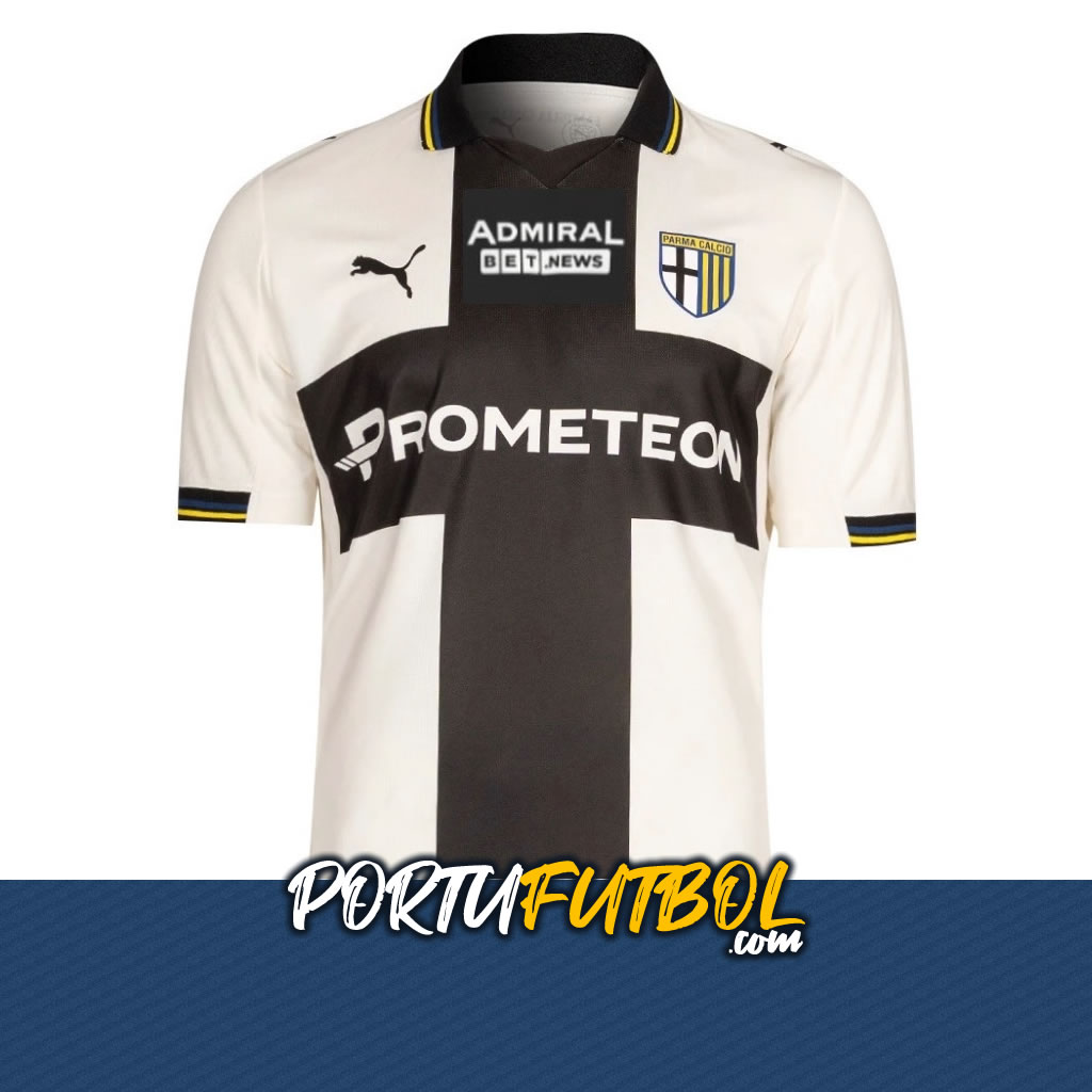 Parma Calcio, camisa oficial de futbol