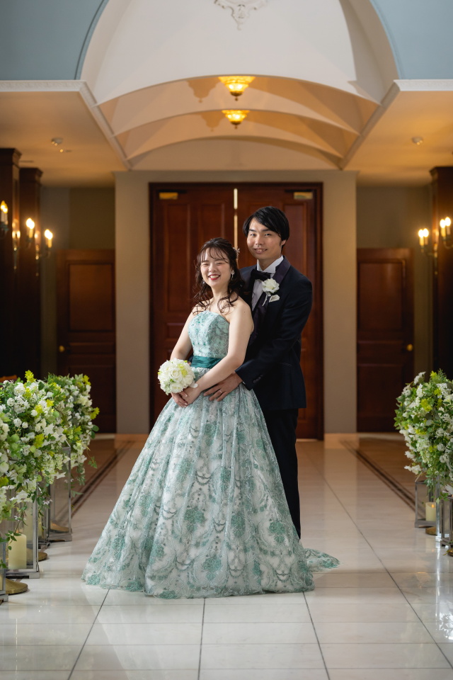 小さな結婚式松山店～カラードレス チャペル撮影～