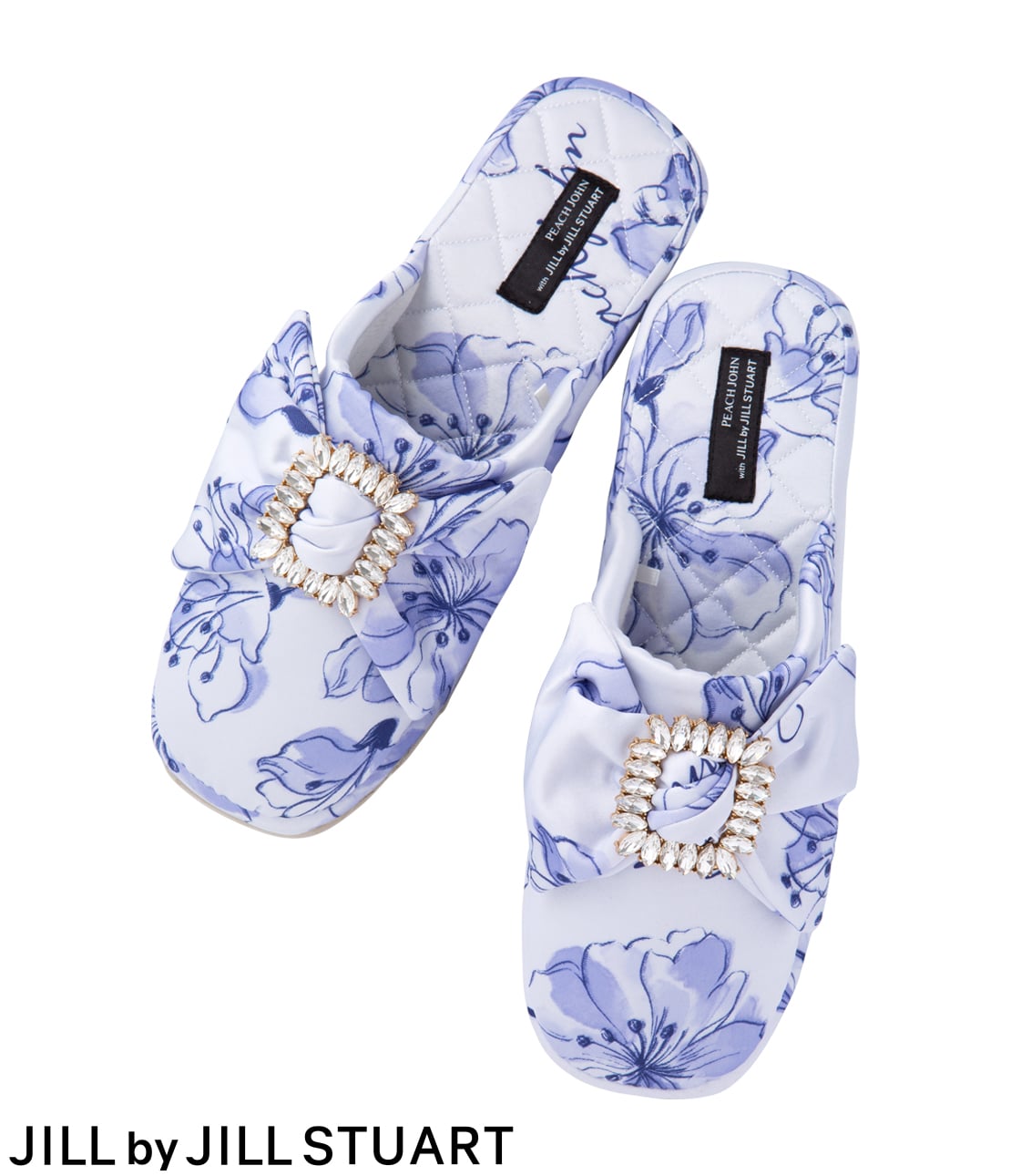 ビジューリボンスリッパ(ワンサイズ ブルー): PEACH JOHN | ピーチ