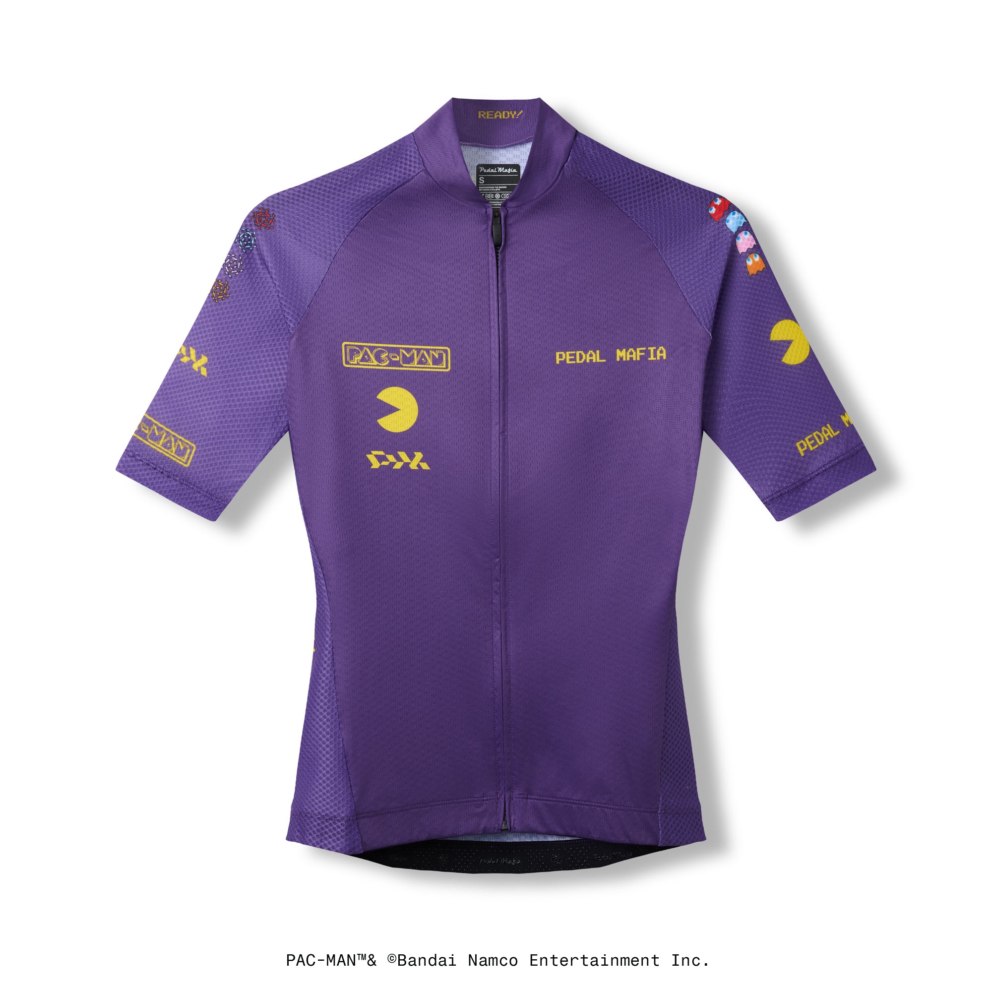 Women's Core Jersey - PAC-MAN Purple | Pedal Mafia Australia
