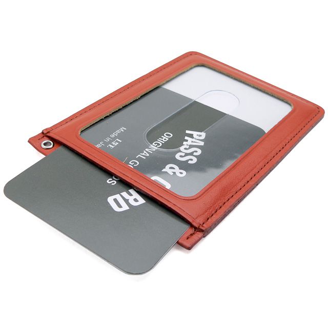 LIFE ライフ 本革 パスケース 2面 SA129D 茶 | ペンハウス