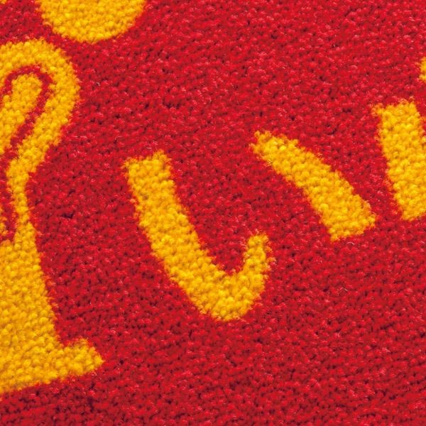 フロアーマット プリントデザインマット いらっしゃいませ 600×900mm