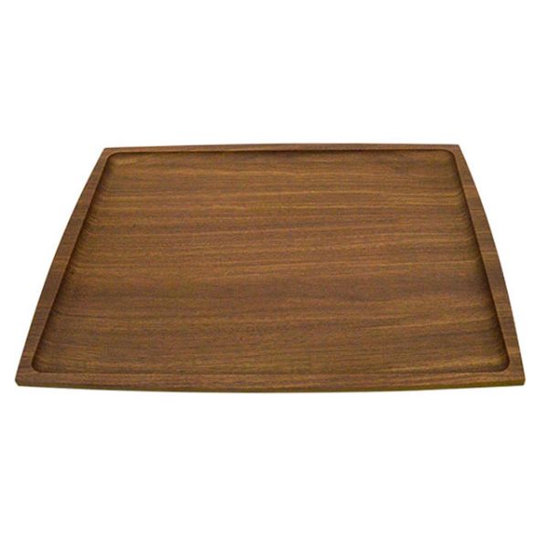 お盆 長角盆330×240 濃木目 ノンスリップ マイン | テイクアウト容器の
