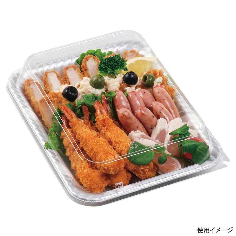 オードブル容器 MFPティアラ角皿25-19 スラン銀 エフピコ