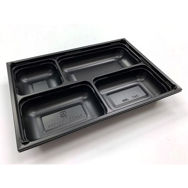 新ワン折重 90×60 J-5 黒底 | テイクアウト容器の通販サイト【容器