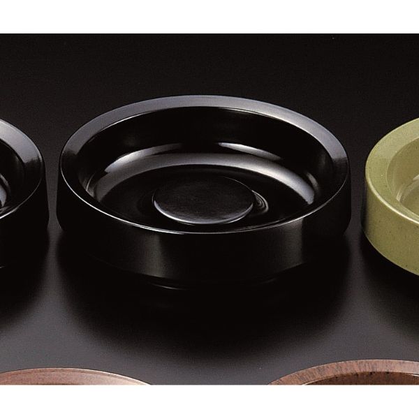 M10-947 灰皿 黒 段付 マイン | テイクアウト容器の通販サイト【容器