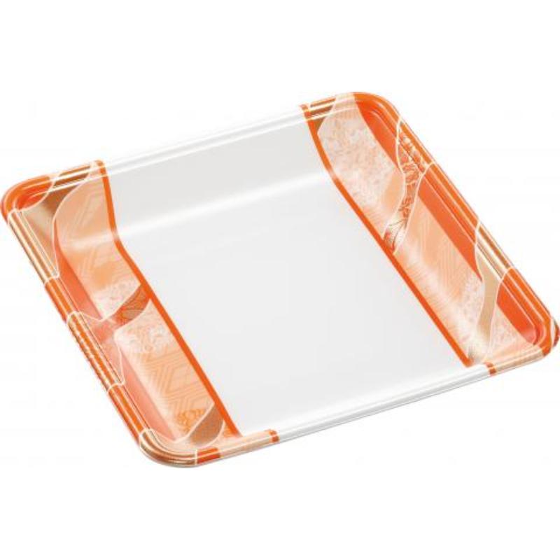 発泡トレー FLB-A25-30 鮮彩オレンジ エフピコ | テイクアウト容器の