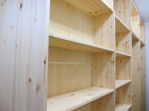 北欧パイン無垢集成材 オーダーラック Leaf（リーフ）ペイント工房