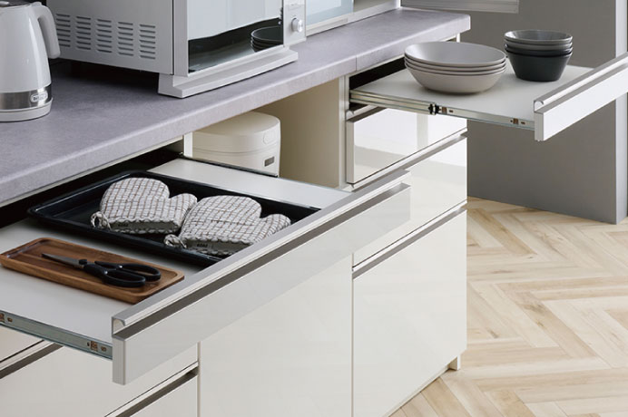 食器棚 HM シリーズ | 家具・インテリアの【パモウナ】 | カタログ無料請求