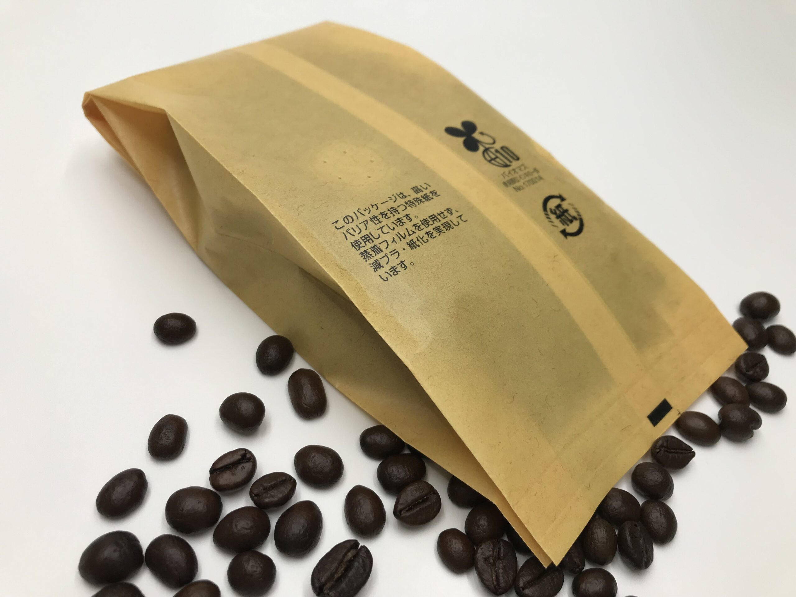 コーヒー豆向け紙製保存袋『カミエコ® コーヒーパック』 – Paper