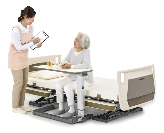 移動ロック付きベッドサイドテーブル」を発売 | パラマウントベッド