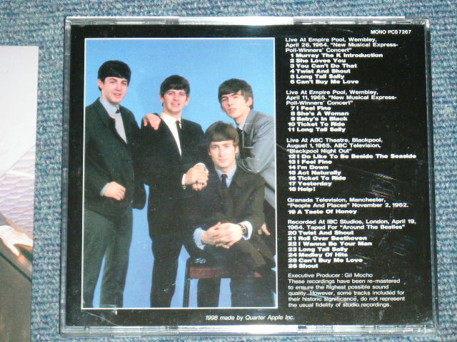 THE BEATLES - OVER WEMBLEY 1964-1965 / Used COLLECTOR'S CD