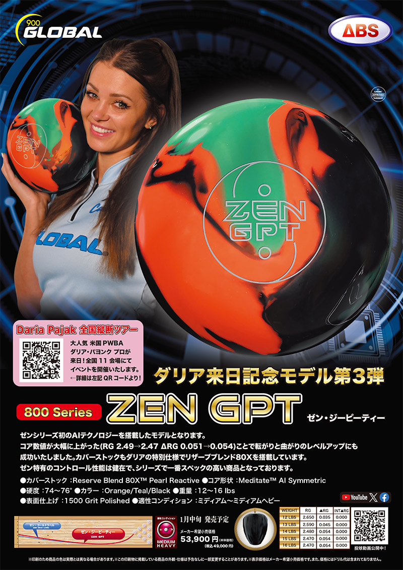 900グローバル ゼンGPT (PARKLANES PRO SHOP)