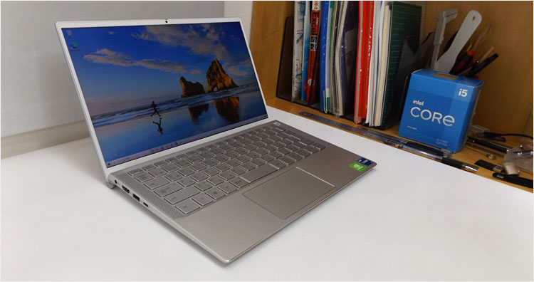 DELL Inspiron 13 7000（7300） レビュー、Core i7-1165G7とGeForce