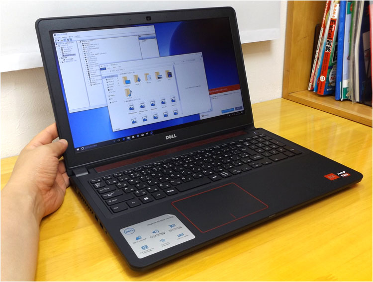 Inspiron 15 5000ゲーミング（5576）レビュー。FX 9830P、Radeon RX