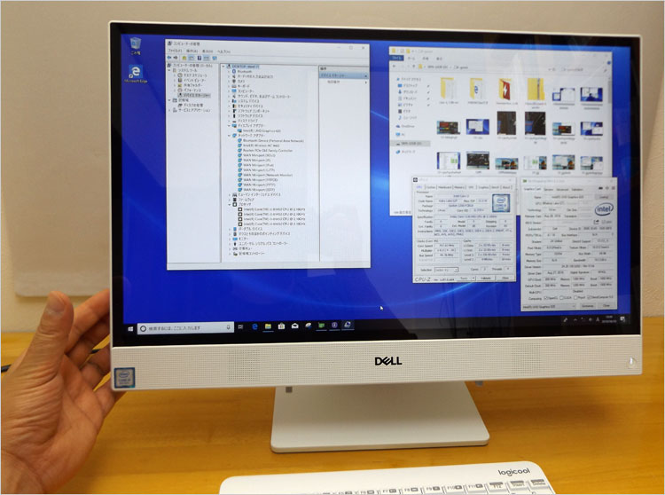 Core i3-8145U搭載！Optaneメモリー可能！Inspiron 22 3000 フレーム