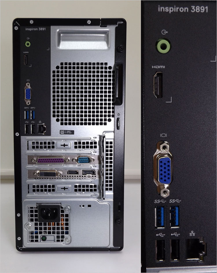 Inspironコンパクトデスクトップ 3891 レビュー！Core i5-11400