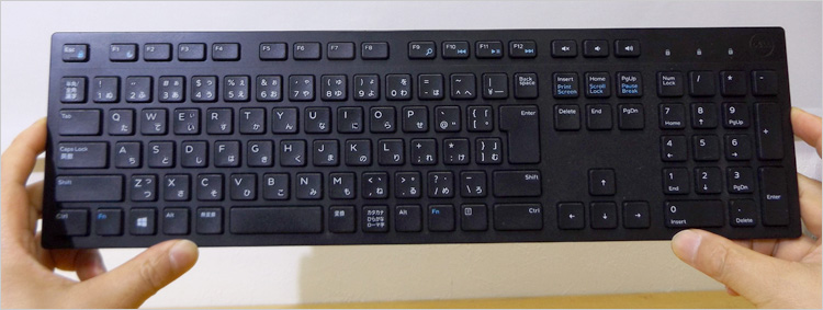 DELLデスクトップ・パソコンに付属するキーボード パソ兄さん