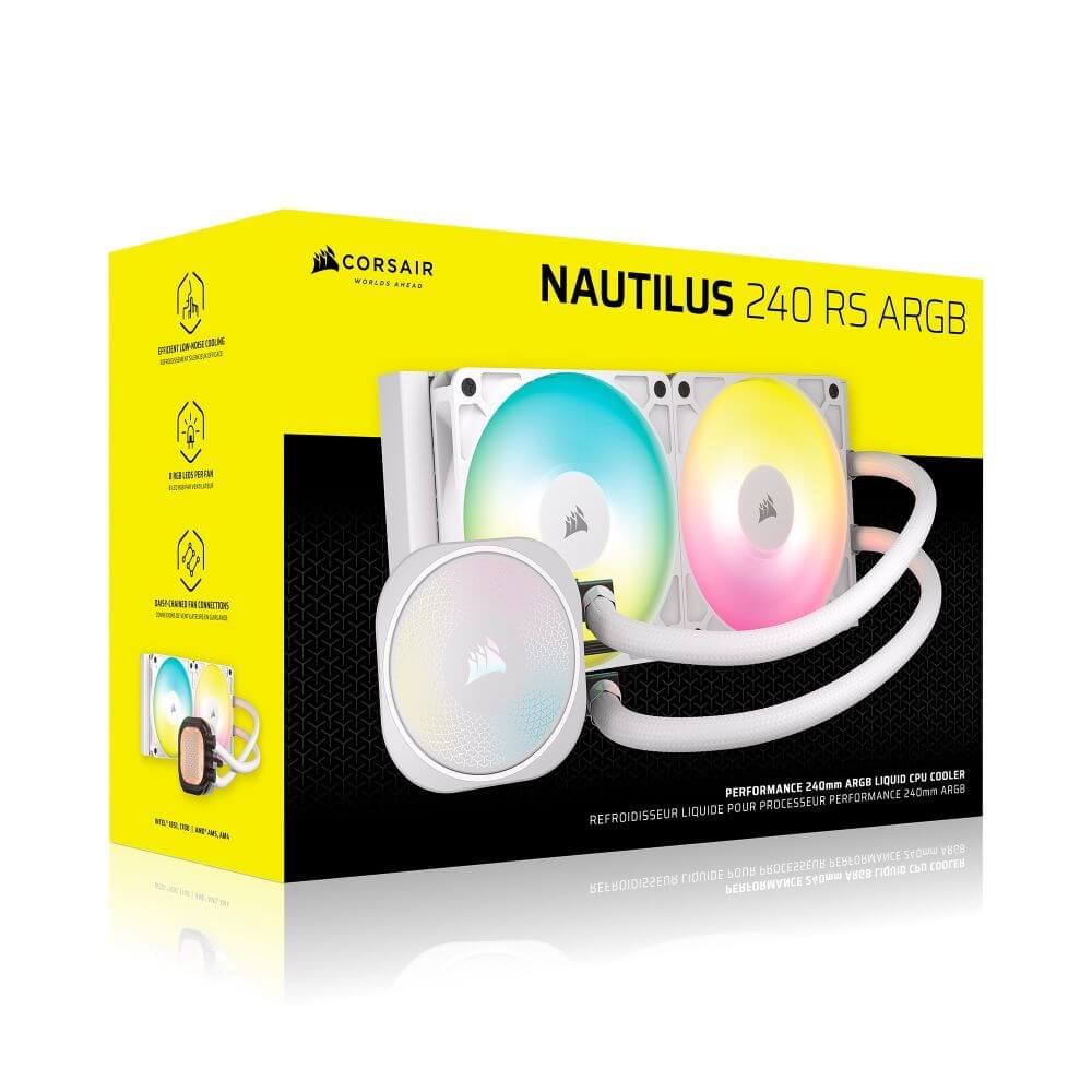 Corsair NAUTILUS 240 RS ARGB White | パソコン工房【公式通販】