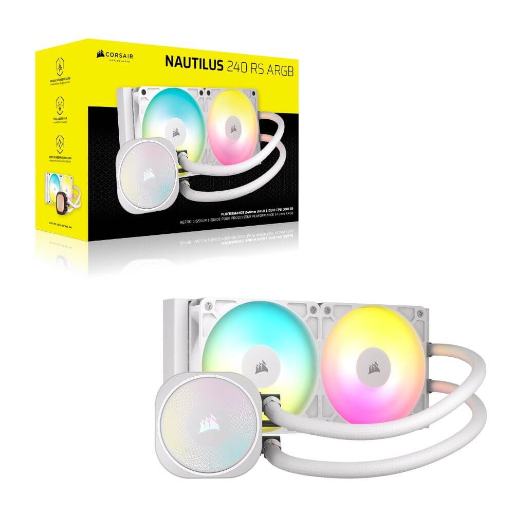 Corsair NAUTILUS 240 RS ARGB White | パソコン工房【公式通販】