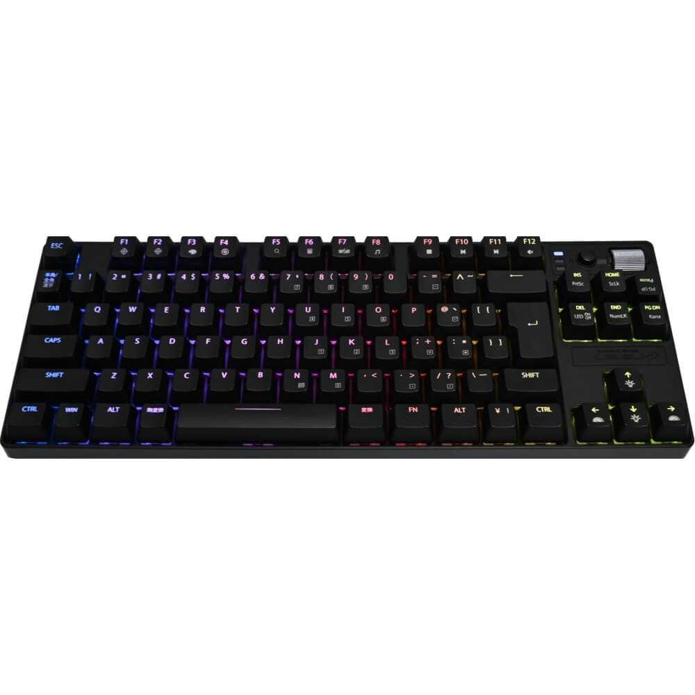 パソコン工房 メカニカルゲーミングキーボード 日本語 茶軸 ブラック